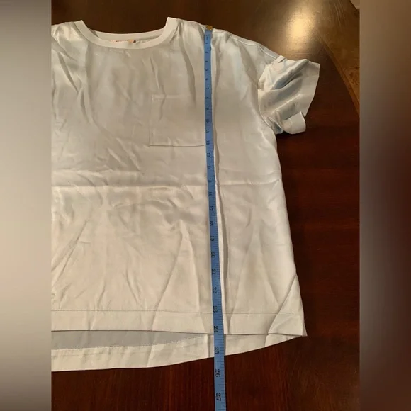 Badgley Mischka Luxury Blue Silk Lounge Set - Picture 6 of 14